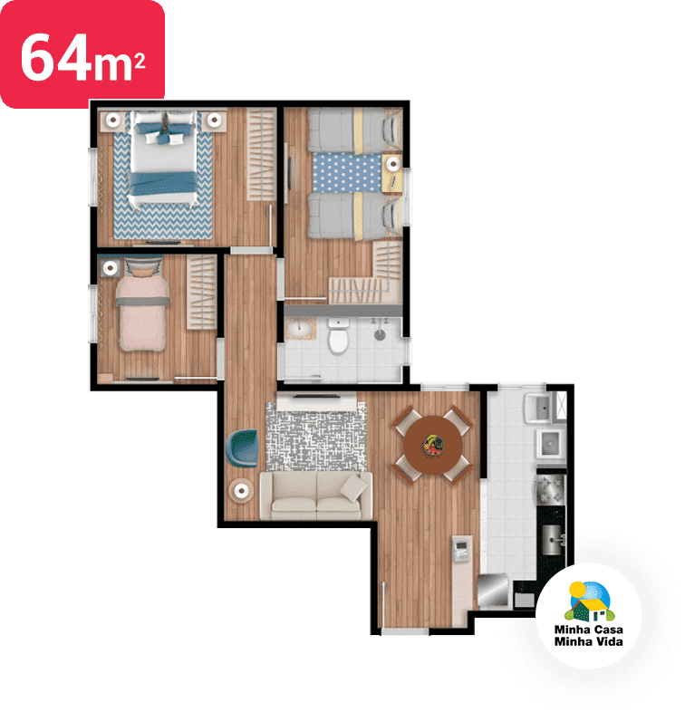 apartamento-novo-8º-andar-no-condominio-fechado-differenziato-residencial-em-jundiai-sp- - Salles Imóveis Itupeva e Jundiai - SP