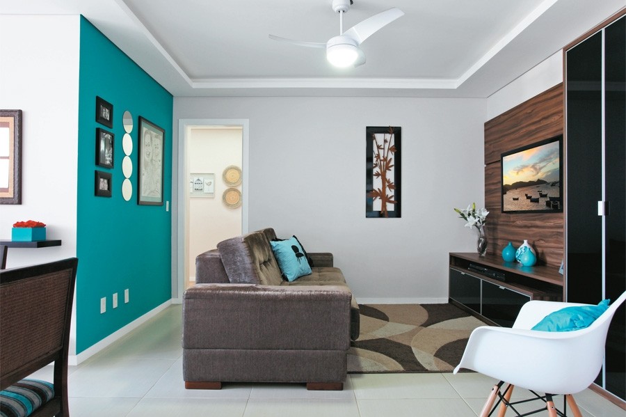 Sala Pequena, Escolha um estilo de decoração que valorizará o ambiente  - Salles Imóveis